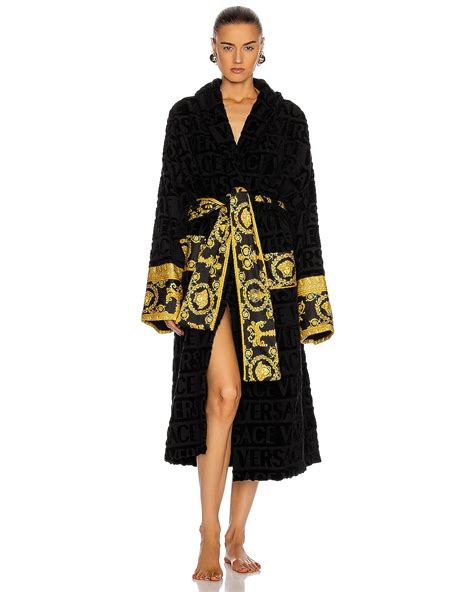 versace robe female|Versace bath robes for women.